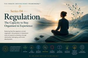 Illustration representing emotional regulation within the Innate Entitlement Framework™, showing emotional organisation, nervous system stability, and coherent participation in life.